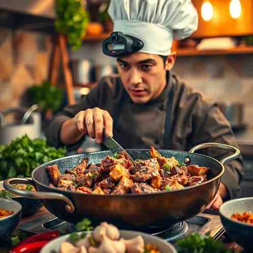 Kebda Eskandarani - Spicy Egyptian Liver Recipe